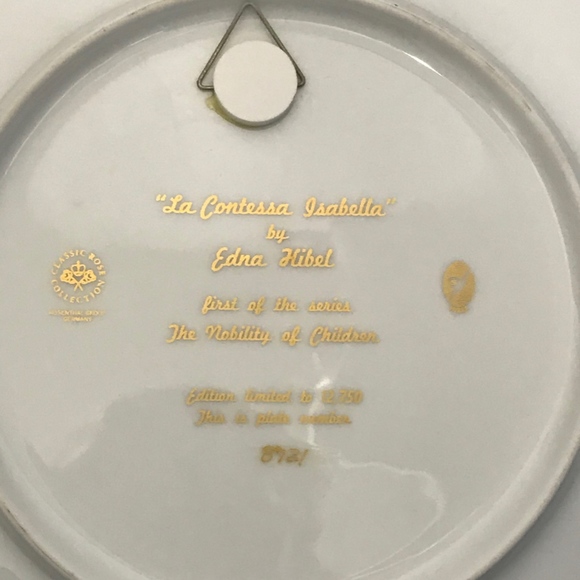 Edna Hibel MOTHER Edna Hibel Plate